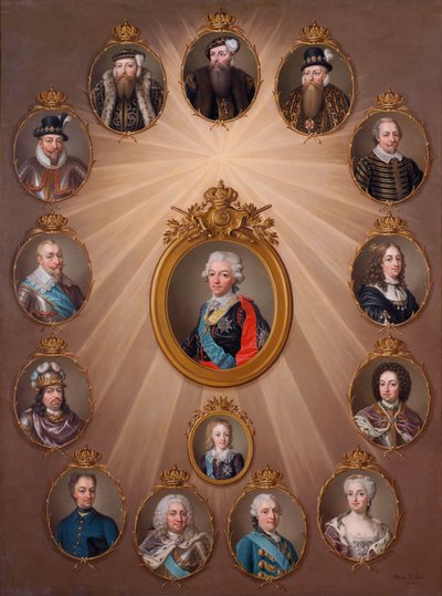La famiglia Gustaviana da Ulrika Pasch